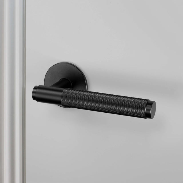5 x Sprung door handle set - Cross Knurl | Buster + Punch