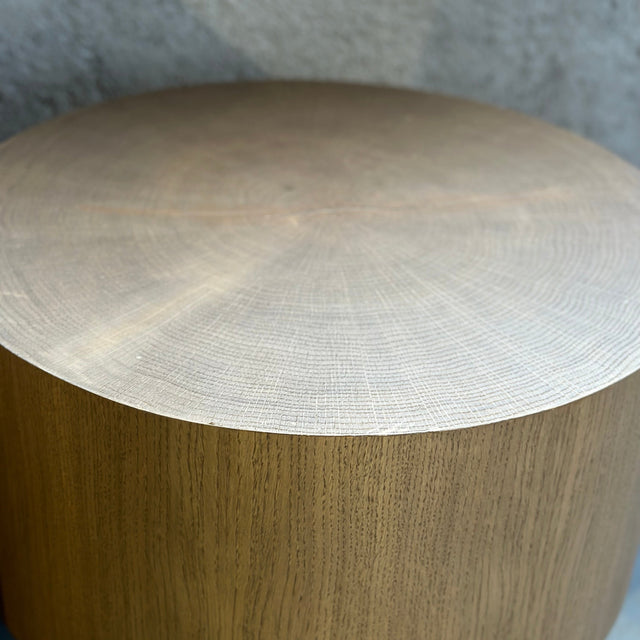 Coffee Table Log Oak 51x51x50 cm