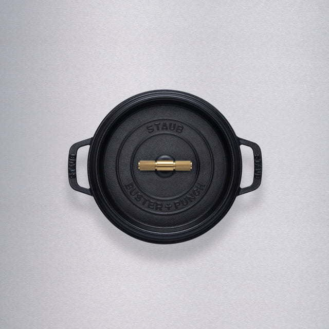 24 cm Cast Iron Cocotte - Buster + Punch, in collaboration with Staub