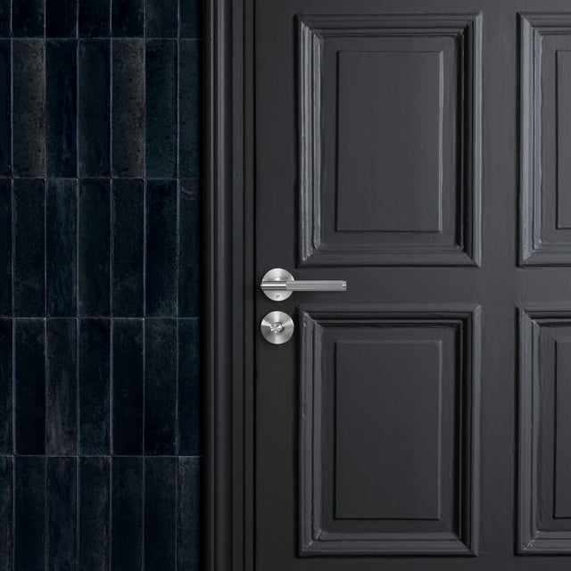 Door handle set Linear - Metal solid | Buster + Punch