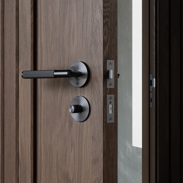 Door handle set Linear - Metal solid | Buster + Punch