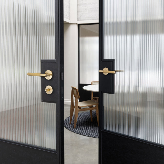 Door handle set Linear - Metal solid | Buster + Punch