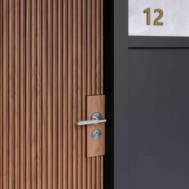 Door handle set Linear - Metal solid | Buster + Punch