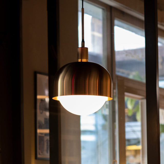 Candelabru Forked Pendant Pendant Shade Globe Large Buster + Punch London