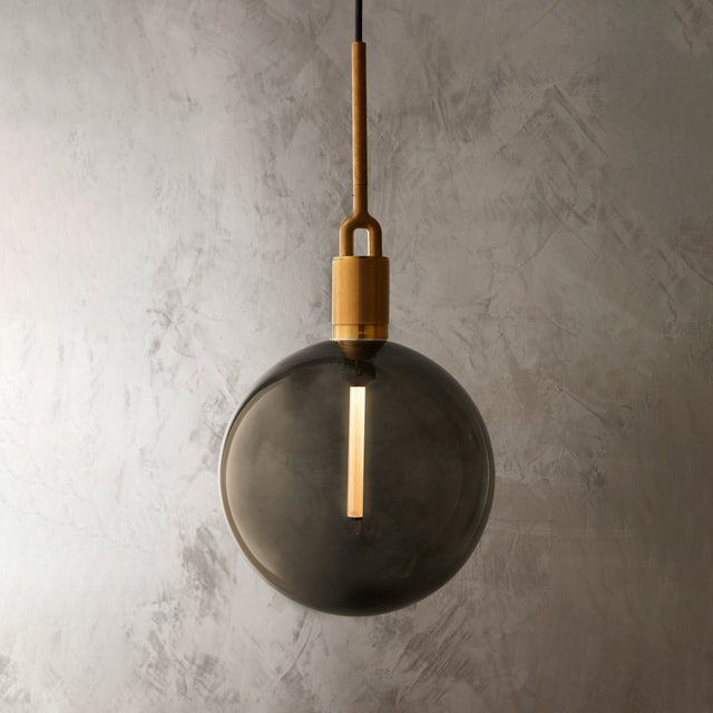 Candelabru Forked Pendant Globe Large Buster + Punch London