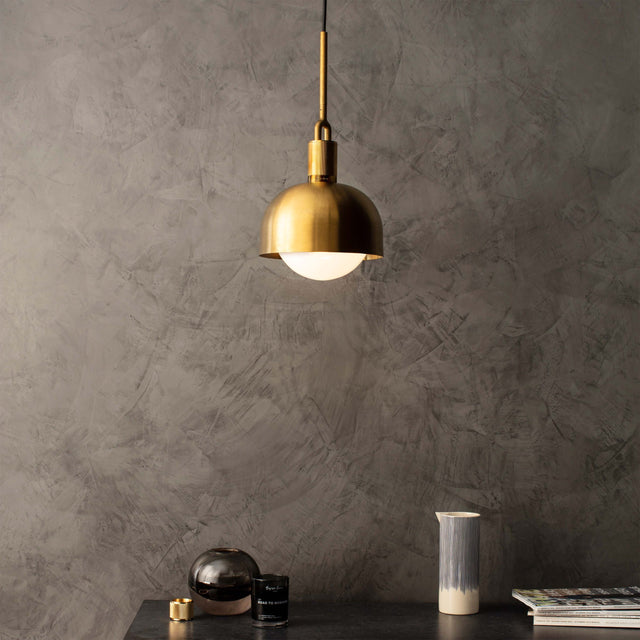 Candelabru Forked Pendant Shade Globe Medium Buster + Punch London