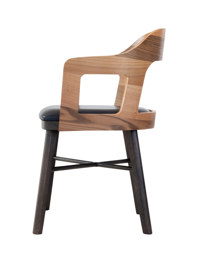 Cosmo Cross chair 57 W x 53 D x 81 H