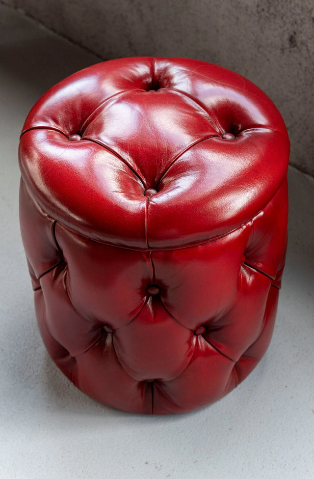 Marta Stool - Pouf 40 W x 40 D x 48 H