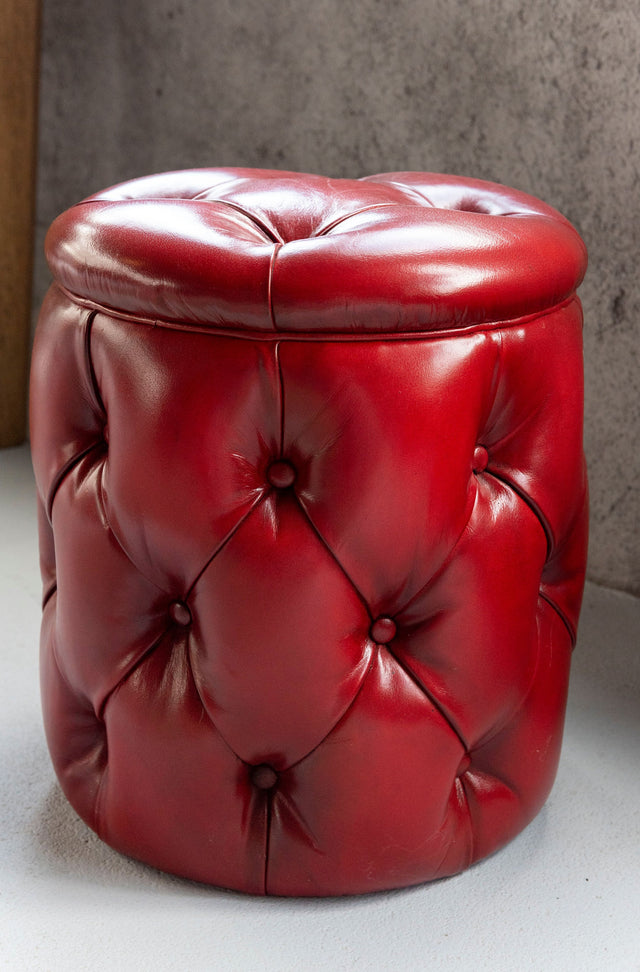 Marta Stool - Pouf 40 W x 40 D x 48 H