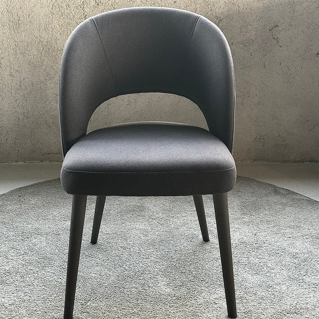 Scaun Dining Dex cu Picioare din lemn 55 W x 60 D x 82 H