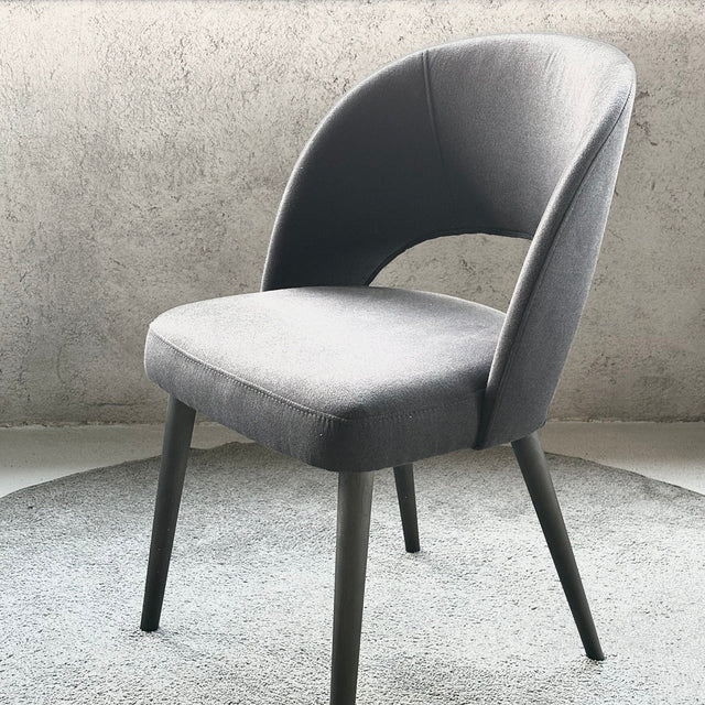 Scaun Dining Dex cu Picioare din lemn 55 W x 60 D x 82 H