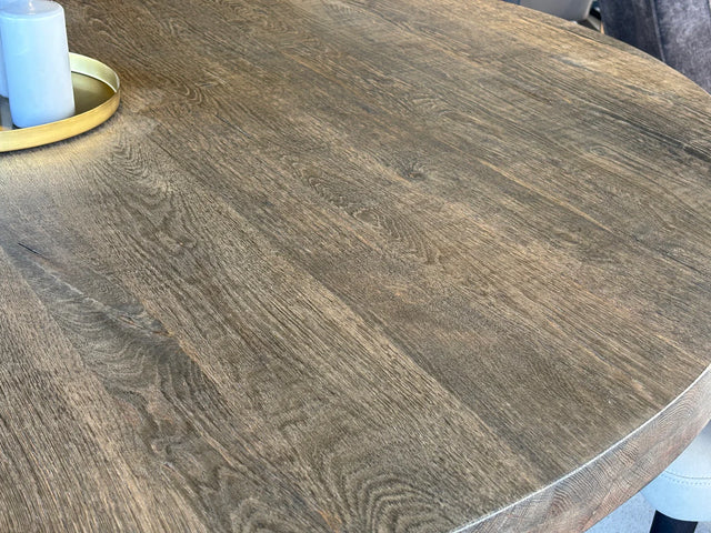 Paris Round Solid Oak Round Table