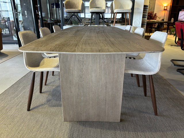 Masă Dining Seattle din Lemn Masiv de Stejar