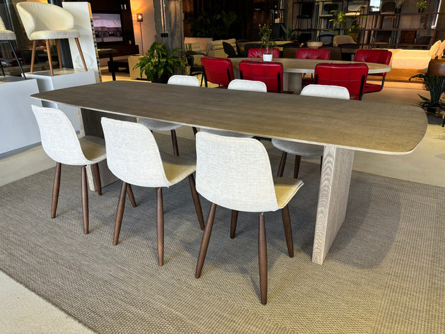 Masă Dining Seattle din Lemn Masiv de Stejar