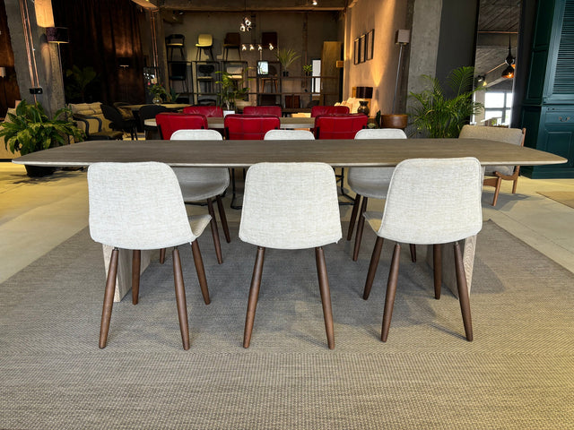 Masă Dining Seattle din Lemn Masiv de Stejar