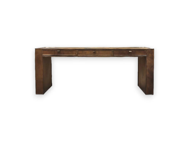 Lugano Office Table Leather 200 W x 80 D x 78 H
