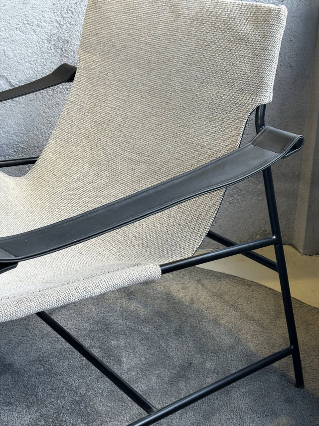 Iron armchair 84W x 82D x 80H