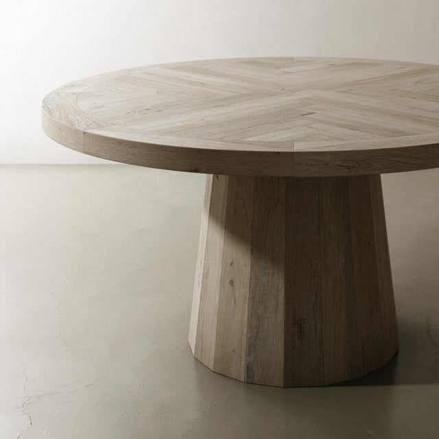Jake round table in solid oak