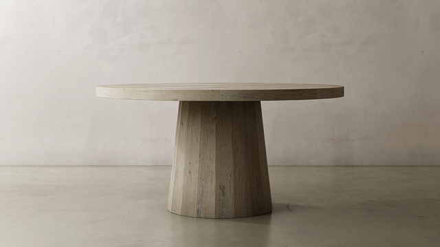 Jake round table in solid oak