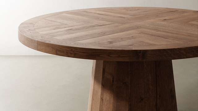 Jake round table in solid oak