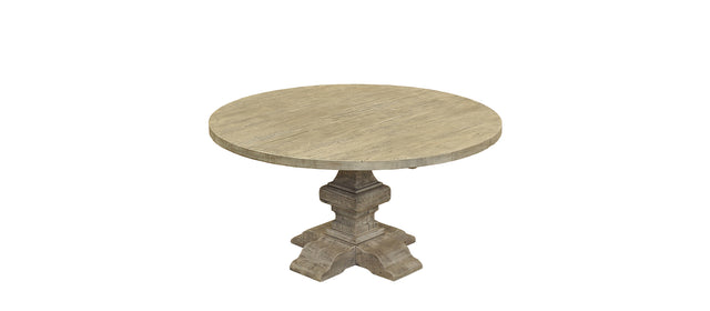 Paris Round Solid Oak Round Table