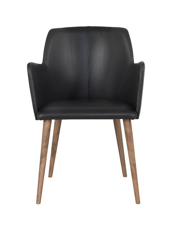 Scaun Stewart cu Picioare din lemn 53 W x 57 D x 77 H