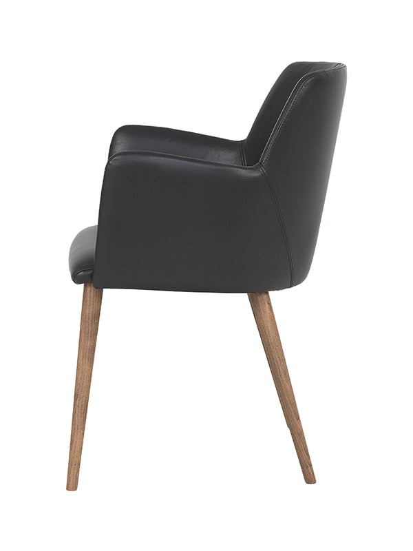 Scaun Stewart cu Picioare din lemn 53 W x 57 D x 77 H