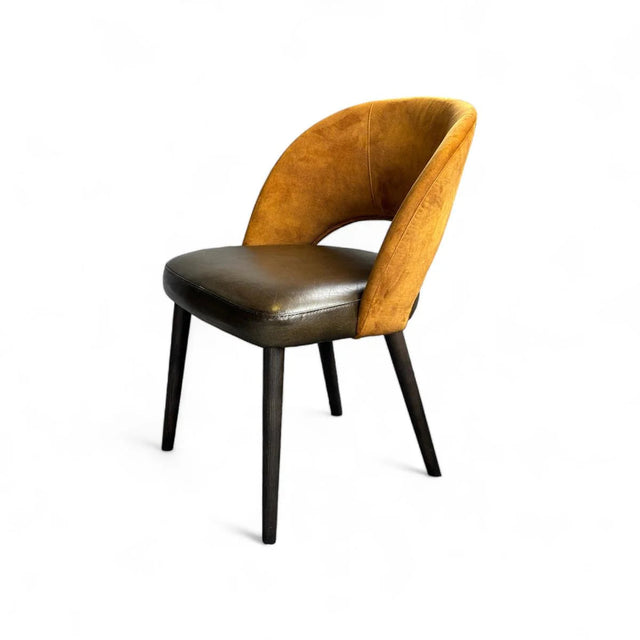 Scaun Dining Dex cu Picioare din lemn 55 W x 60 D x 82 H