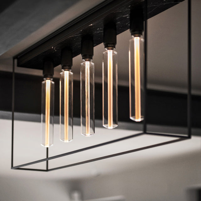 Caged Ceiling Chandelier 5.0