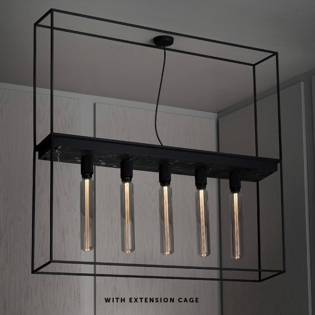 Caged Ceiling Chandelier 5.0