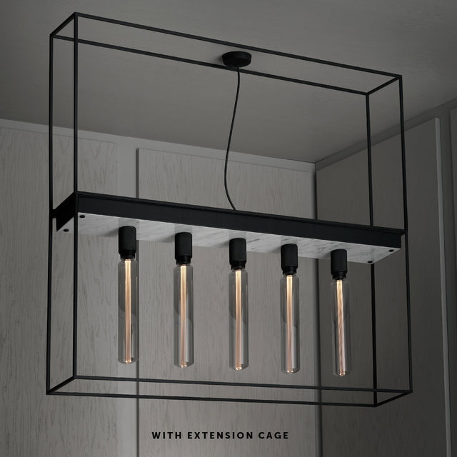 Caged Ceiling Chandelier 5.0