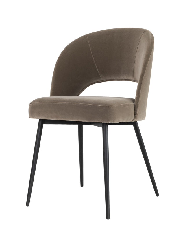 Scaun Dex cu Picioare Metalice 53 W x 53 D x 84 H