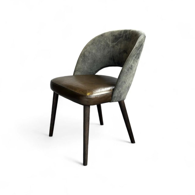 Scaun Dining Dex cu Picioare din lemn 55 W x 60 D x 82 H