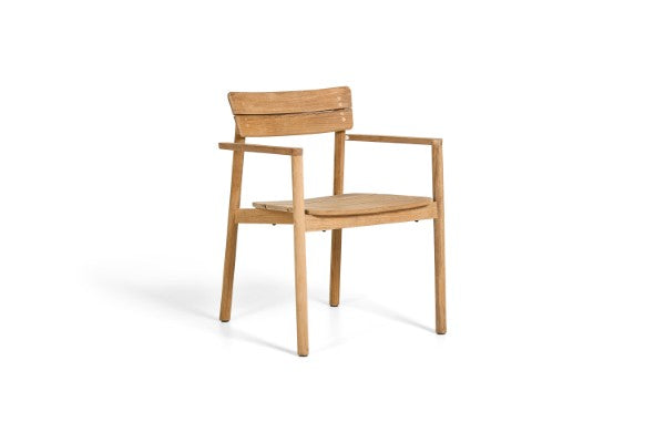 Lynn Scaun de Dining Exterior Teak – Jati Kebon