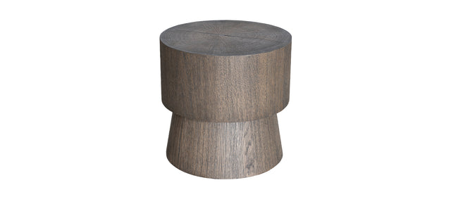 Coffee Table Log Oak 51x51x50 cm