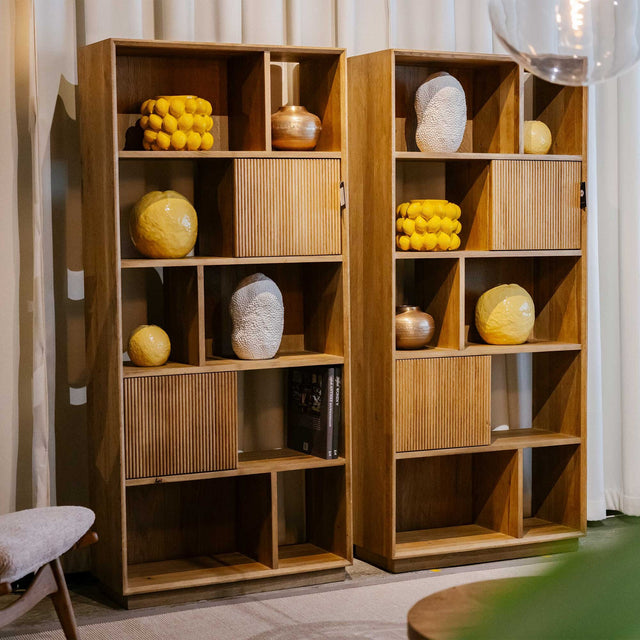 Dawson Bookcase Solid Oak 80 W x 32 D x 175 H