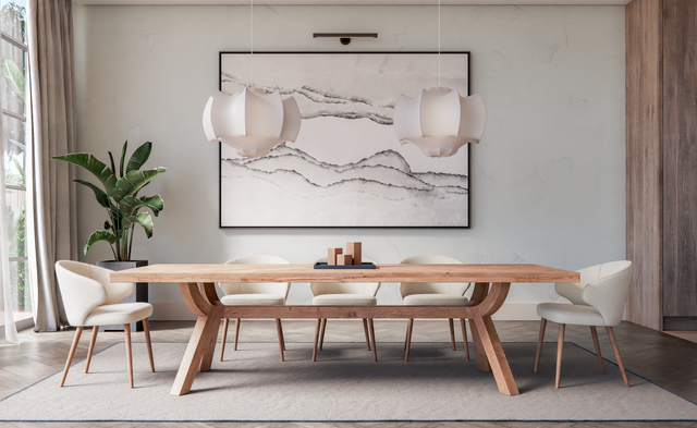 Wishbone Oak table