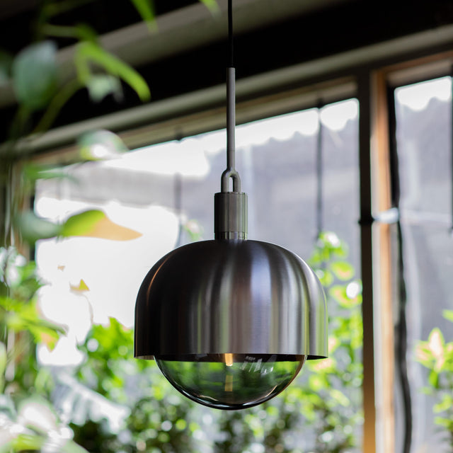 Candelabru Forked Pendant Shade Globe Large Buster + Punch London