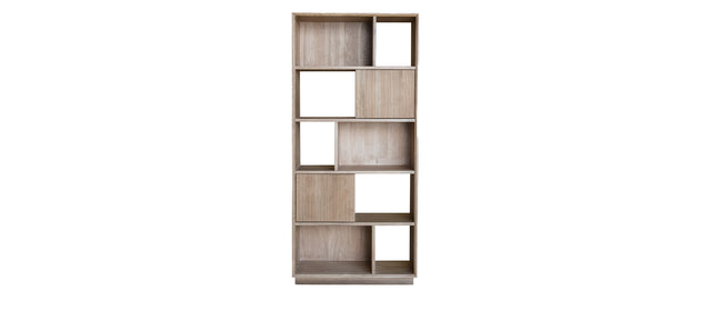 Dawson Bookcase Solid Oak 80 W x 32 D x 175 H