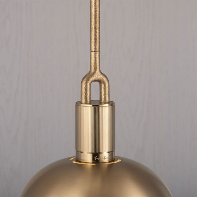 Candelabru Forked Pendant Shade Globe Large Buster + Punch London