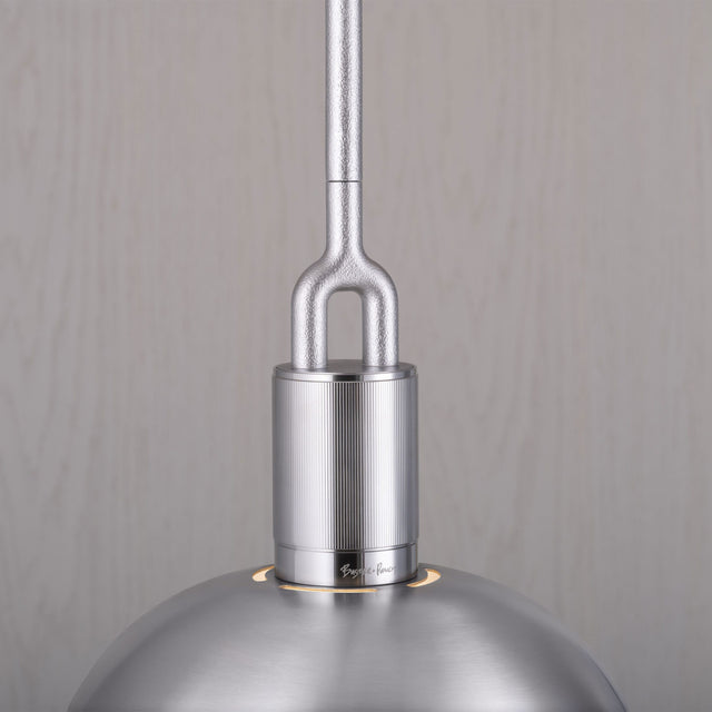 Candelabru Forked Pendant Shade Globe Large Buster + Punch London