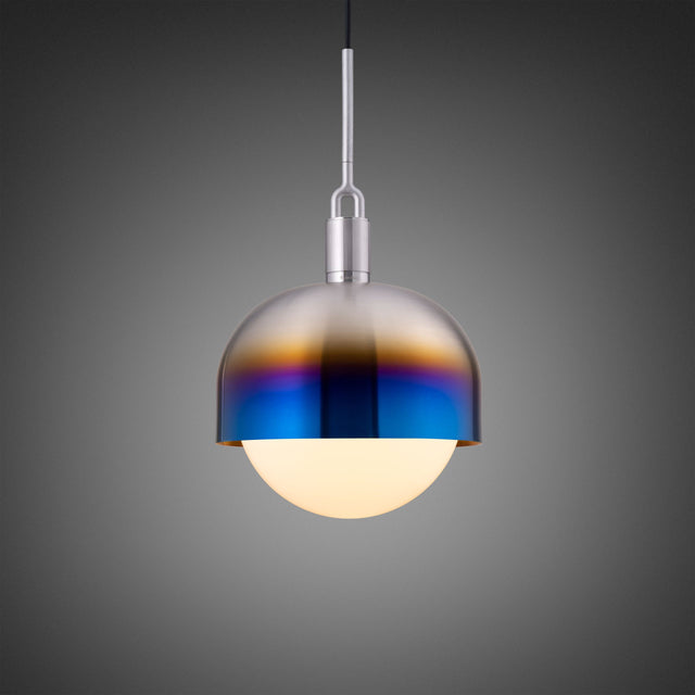 Candelabru Forked Pendant Shade Globe Large Buster + Punch London
