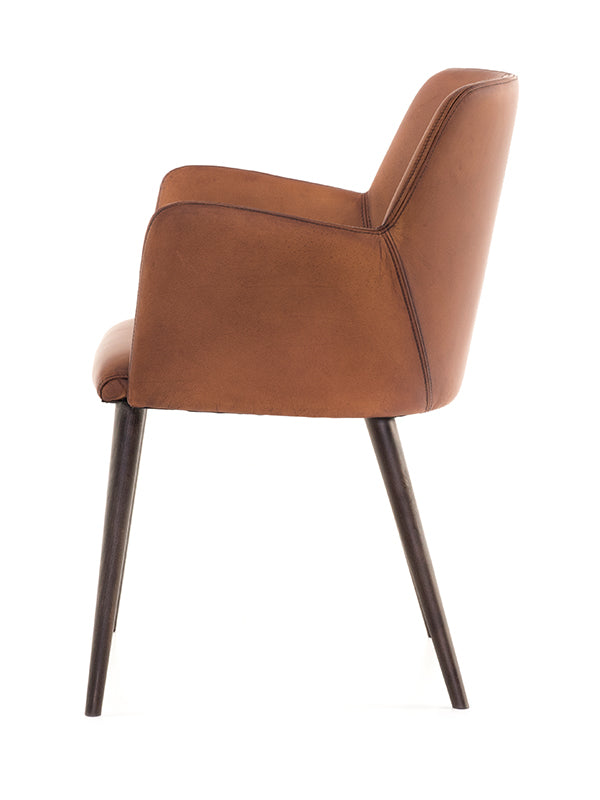 Scaun Stewart cu Picioare din lemn 53 W x 57 D x 77 H