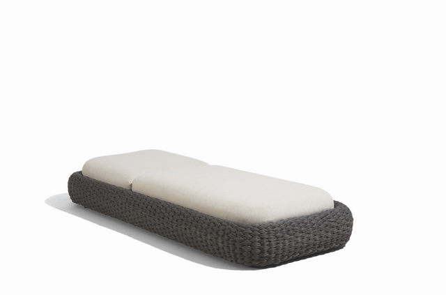 Șezlong de Exterior Manutti Kobo – Frânghie Împletită și Aluminiu