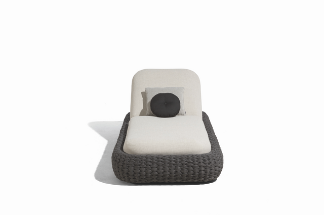 Șezlong de Exterior Manutti Kobo – Frânghie Împletită și Aluminiu