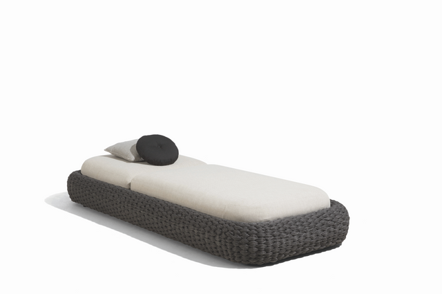 Șezlong de Exterior Manutti Kobo – Frânghie Împletită și Aluminiu